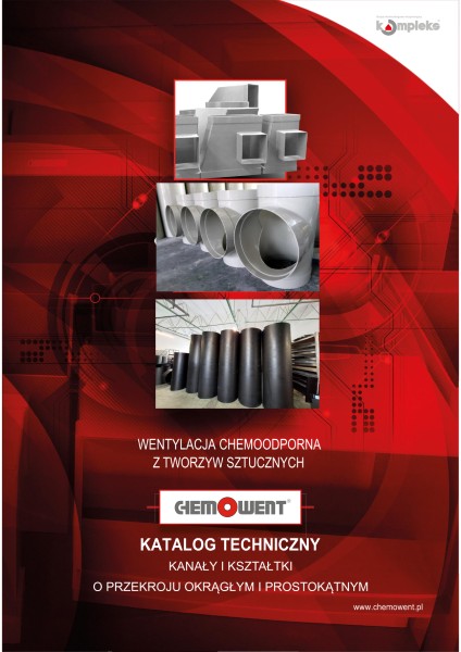 Katalog techniczny Chemowent - kanały i kształtki